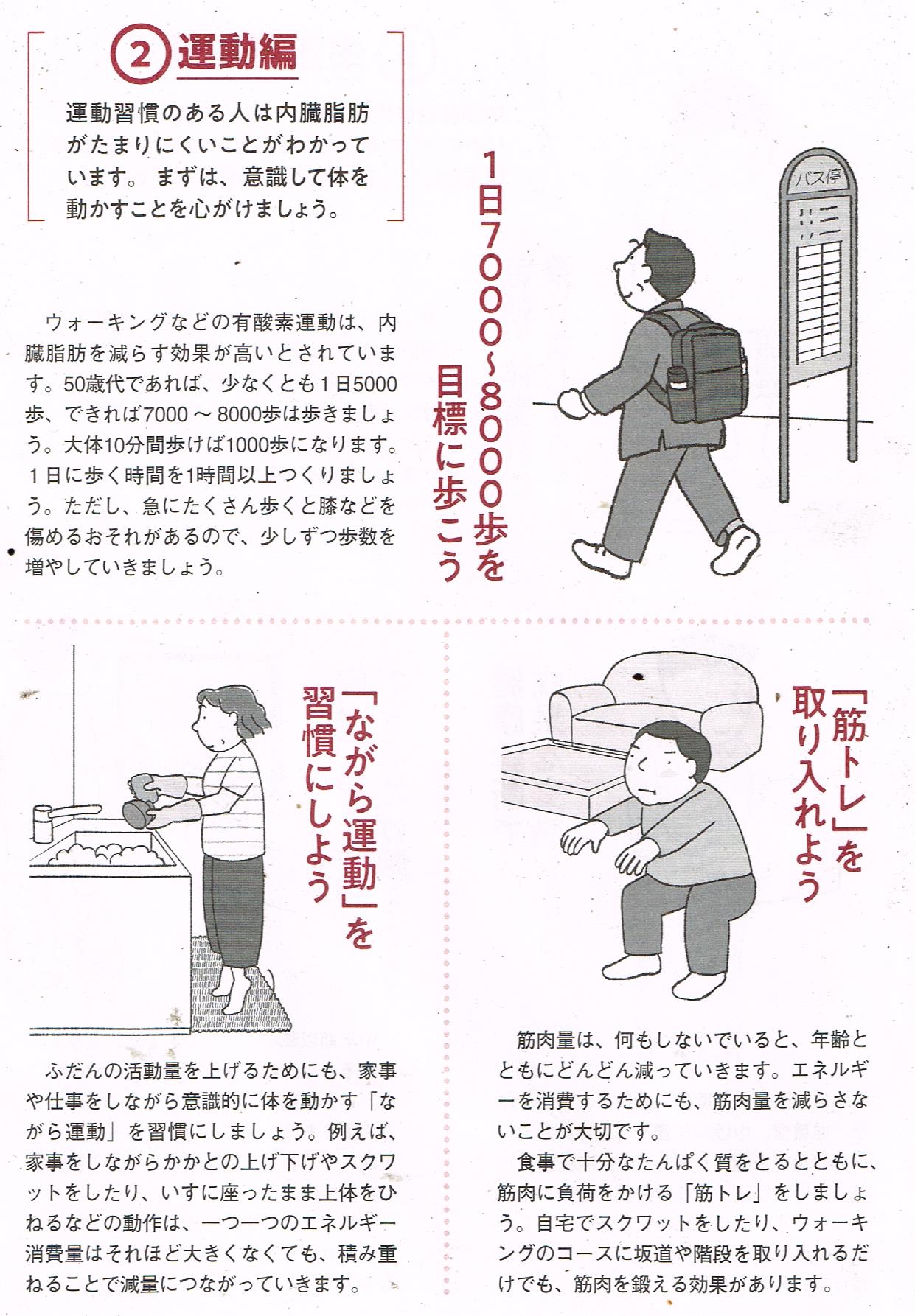 脱メタボダイエット運動編